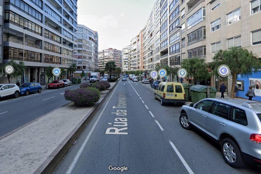 Espacioso Piso Con Garaje Cerca Del Centro De Vigo Exterior photo